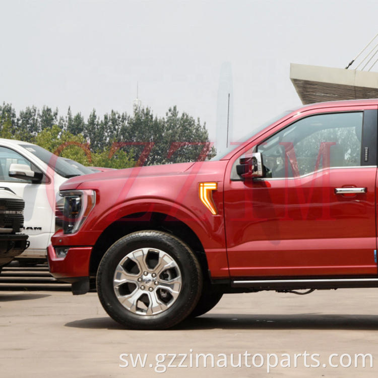 Mchana wa gari wakati wa kukimbia taa iliongoza fender taa DRL kwa F150 2021